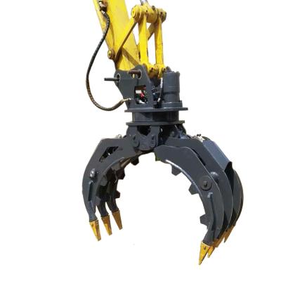 China Hoists Hot Sale Excavator Hydraulic Grab , Scrap Grapple Five Finger Grab for sale