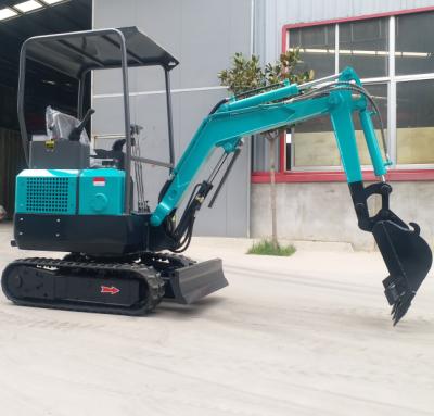 China Construction Material Shops China Excavators Model KW17 1.5ton China Mini Small Excavator With Short Tail From KDZG Brand for sale