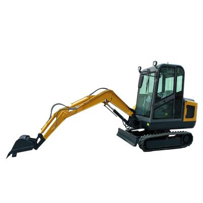 China Construction material shops 2500kg full cabin escavator machinery mini excavator for sale for sale