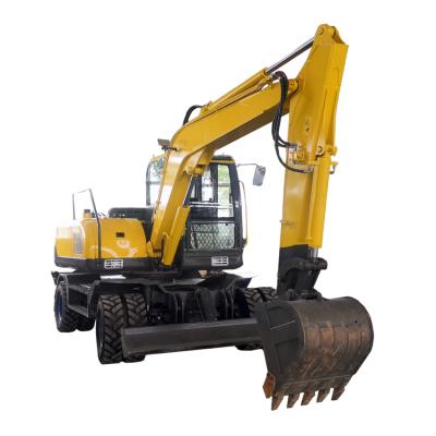 China Chinese Hotels Mini Excavator Wheel Wheeled Excavator For Sale for sale