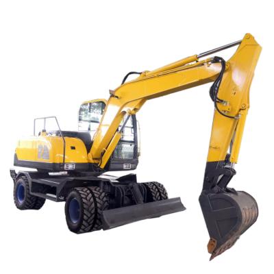 China Hotels China Wheeled Excavator 9 Ton Small Wheel Excavator For Sale for sale