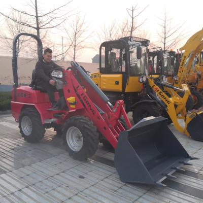 China Building Material Shops 2.2 Ton Small Wheel Loader Mini Front End Loader From China for sale