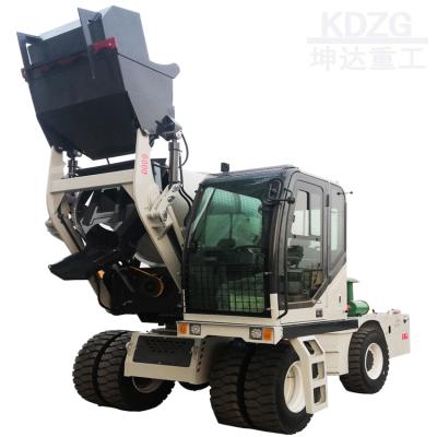 China Building Material Shops Mobile Small Self Loading Concrete Mixer Truck Prices for sale