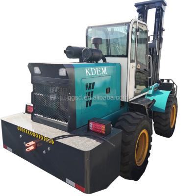 China Garment Shops China Brand KDZG All Terrain 3 Ton Diesel Forklift for sale