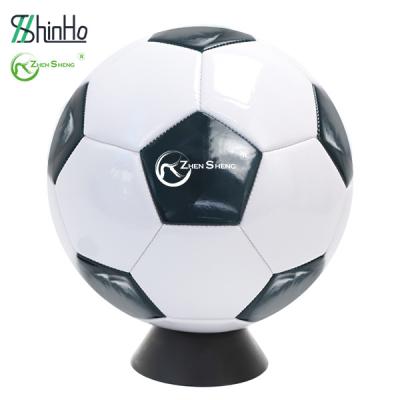 China ZHENSHENG Leather Custom PVC Sports Cheap Football Size 5 Soccer Balls In Bulk for sale