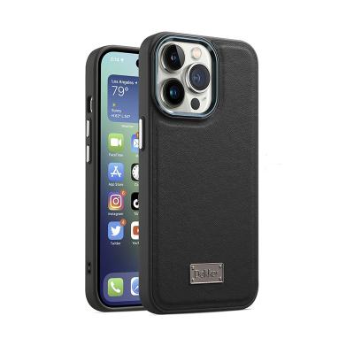 China Cowhide Printing Shockproof High-end Leather Cell Phone Case For iPhone11 12 Max 13 14pro Case for sale