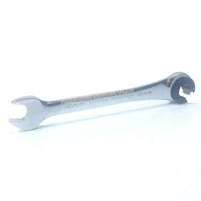 China Professional CrV Ratchet CrV Flare Nut Wrench Non Convertible CrV Flare Nut Wrench for sale