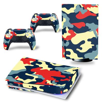 China 3 in 1 Full Set Cover Devices Skins Stickers for PS5 Disc Edition Controller Console OST - Sticker for sale