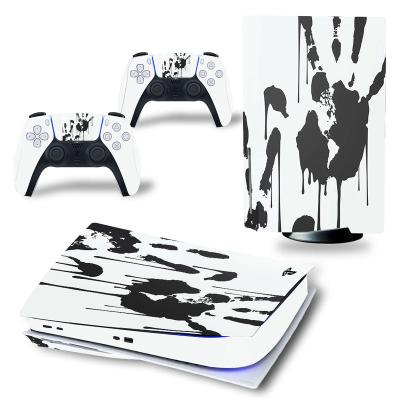 China Removable PVC Vinyl Decal Sticker For Controller 5 And 2 Skins Skin Cover The PlayStation Console for sale