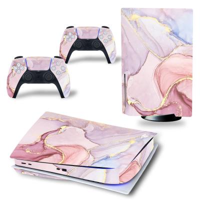 China PVC Solid Color Skin Sticker for PLAYSTATION 5 Decals Console and 2 Controllers for sale