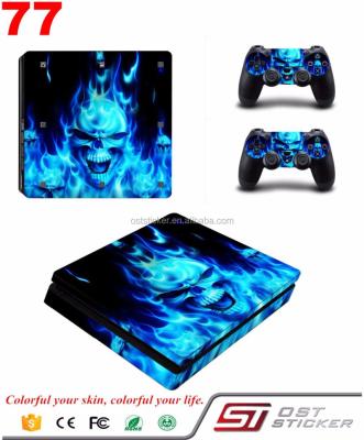 China Removable PVC Game Decals Peel Stickers For Sony PlayStation 4 Slim For PS4 Slim for sale