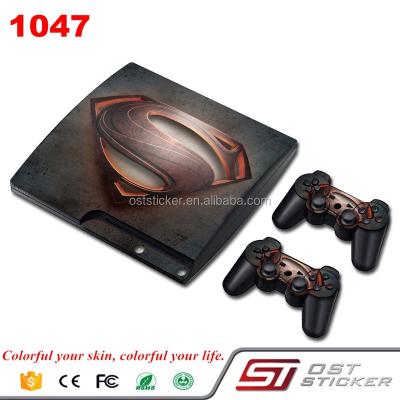 China PVC Vinyl Skin for playstation 3 slim sticker for PS3 console slim vinyl skin for sale