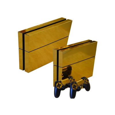 China PVC Skin Decal Sticker for PS4 Peels Shiny Gold Chrome for playstation 4 for sale