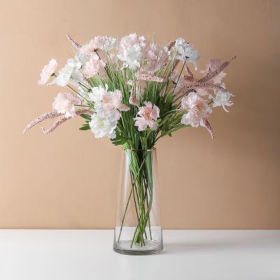 China Wholesale Modern Wedding Tabletop Creative Unique Nordic Home Decorative Clear Flower Mid Century Decoration Glass Vase for sale