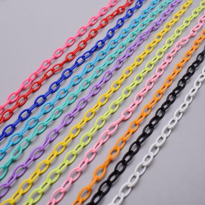 China Length 50cm Acrylic Link Chain Acrylic Sunglasses Chains Plastic Chain Links Jewelry Making for sale