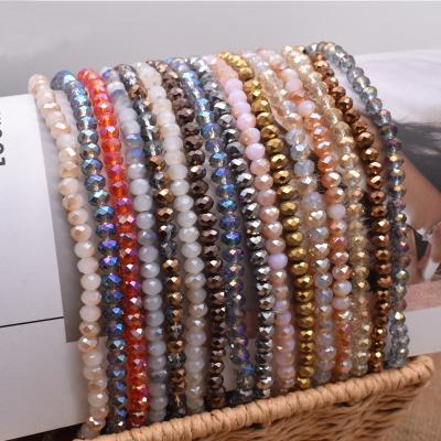 China Boho Necklace Pendant 6mm Bracelets Rondelle Around Crystal Beads For Jewelry Making Bracelet Matte Color Crystal Glass Seed Loose Glass Beads for sale