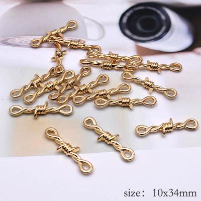 China High Quality 100pcs/bag Jewelry Connectors Charms For Jewelry Making DIY Necklace Pendant Bracelet for sale