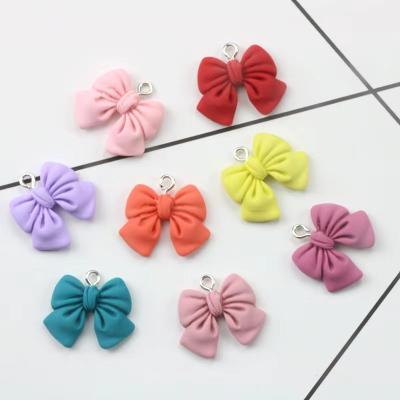 China 1000pcs/bag Cute Mix Colors 20*15MM Cute 3D Bow-knot Resin Charms DIY Craft Decoration Jewelry Finding For Making Earring Accessory for sale