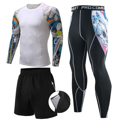 China Sublimation Breathable Custom Compression Muttahida Majlis-e-Amal Guard Rash Suit for sale