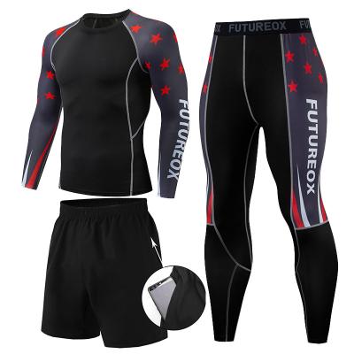 China Latest Sublimation Men's Rash Guard High Quality Breathable With Quality Compression Quilting Rash Guard for sale