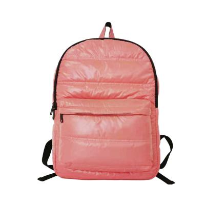 China Lightweight Tender Down Material College Laptop School Bag Women Casual Travel Hiking Backpack Bag for sale