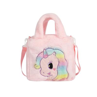 China Cute Cartoon Kindergarten Unicorn Messenger Bag Baby Boy Lightweight Sling Sling Bags for sale