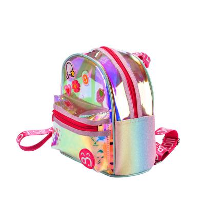 China Durable Hot Cartoon Style Fashion Transparent School Bags Children Animal Light Kids Backpack for sale