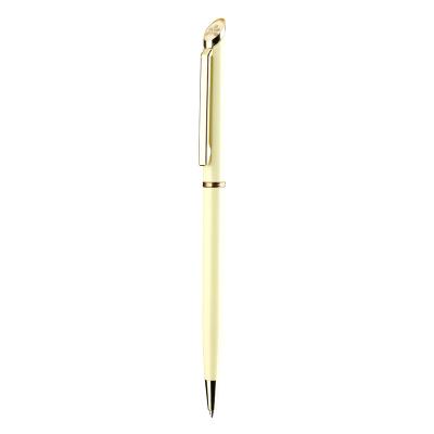 China TWIST Metal Ballpoint Pen Pen Custom Customize Twist Print Logo Gift Promotion Advertise Classic Hotel Resort Guest Room for sale