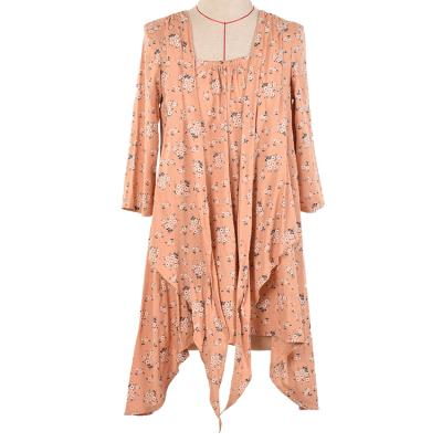 China Latest Design Floral Printing OEM Breathable Women Tops Wholesale Ladies Fashion Tops for sale