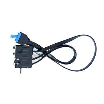 China Lesozoh Plastic Industrial Computer Shell Front Panel Cable USB3.0+HD Cable PC Audio Front Panel Cable for sale