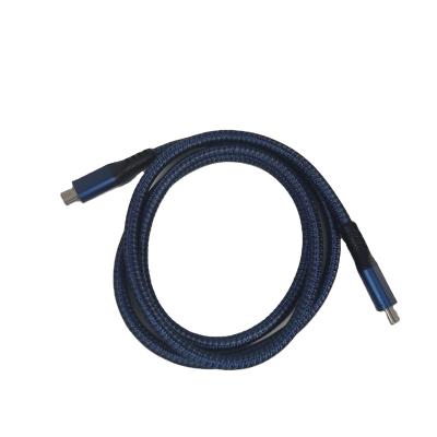 China Speed ​​Nylon Thunderbolt 4 Charging Cable 40Gbps USB C to Cable 5A 100W USB C 4.0 TYPE-C Blue Braiding Fast Charging USB C Cable for IPhone for Macbook for sale