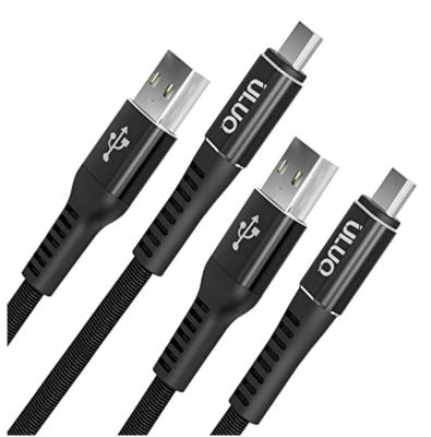 China MP3/MP4 Player Multi Charging Cable, Multi Charger Cable 2Pack 4FT Nylon Braided Universal 4 in 1 USB Multi Cable Cord Fast Charging Adapter for sale