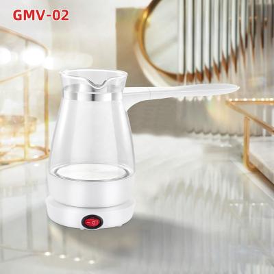 China O.6L Coffee Pot Turkish Coffee Viable Arabic Traditional Glass Pot Maker Electric Coffee Kettle For Home Office GMV-02 for sale