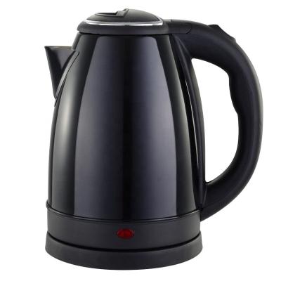 China 1.8L 201ss 1.8L 201ss Protection Jug Kettle OEM Home Appliance Boil-dry Jet Rotation Classic Black Color 360 Degree Base Electric Kettle for sale