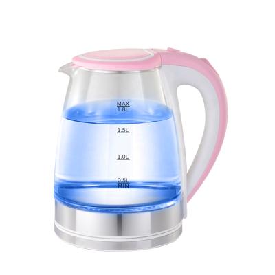 China 1.8L Electric Glass Water Kettle Electric Tea Maker-Supplier Home Appliance 360 ​​Degree Rotating Base GMC-301 for sale