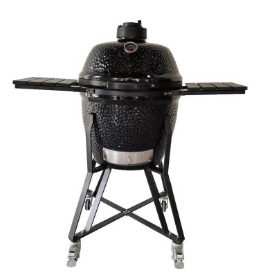 China Rustproof Kamado 18 Inch Grill Smooth Surface Ceramic Barbecue Grill Safety for sale