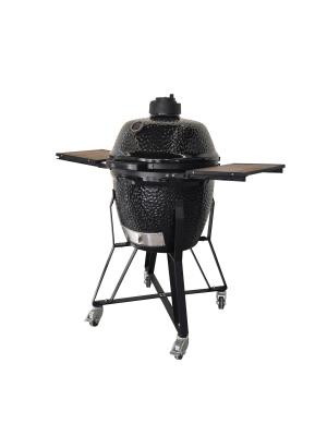 China Powder Coating Kamado Barbecue Grill Easy Cleanup With Cast Iron Top Vent for sale