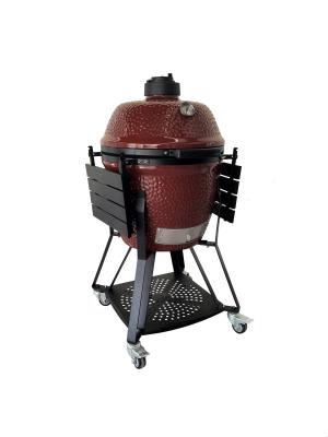 China Compact 20 Inch Portable Ceramic Charcoal Grill Dirt Resistant Portable Ceramic Charcoal Grill for sale