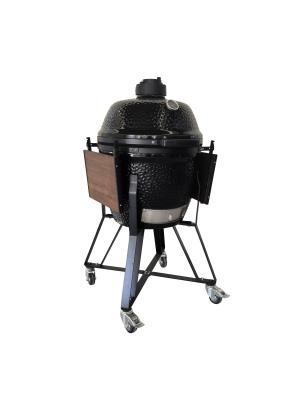 China Hierro Fundido Vent Kamado Grill de barbacoa Resistencia a la oxidación 22 pulgadas Kamado Grill en venta