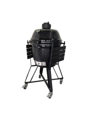 China Glossy Black 22 Inch Ceramic Grill Corrosion Proof And Energy Efficient for sale