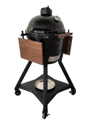 China High Strength 16 Inch Kamado Grill Easy Control Charcoal Cooking Long Lifespan for sale