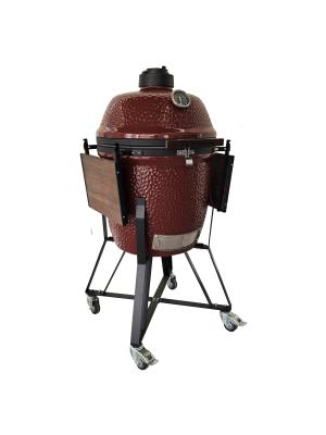 China Grelha de Kamado brilhante vermelho profundo grande fácil de cozinhar alta versatilidade eficiência de combustível à venda