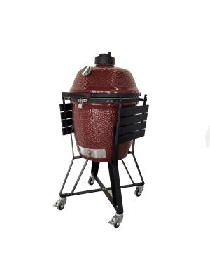 China Fácil de limpiar 22 pulgadas Kamado parrilla picnic al aire libre Kamado huevo barbacoa portátil en venta