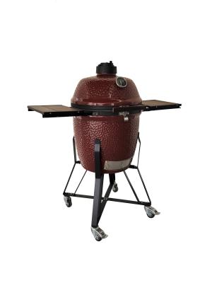 China Adjustable Height Kamado Grill And Smoker Heat Resistance Easily Assembled for sale