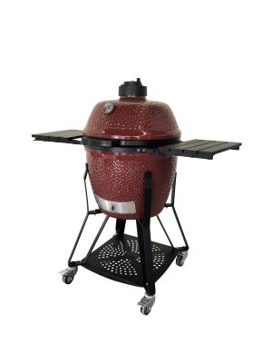 China Temperature Control Kamado Grill With Smoker High Security Rust Prevention for sale