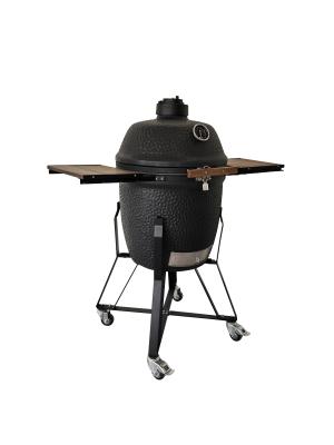 China Easy To Install Kamado Grill And Smoker Returnable Ceramic BBQ Egg Food Grade for sale