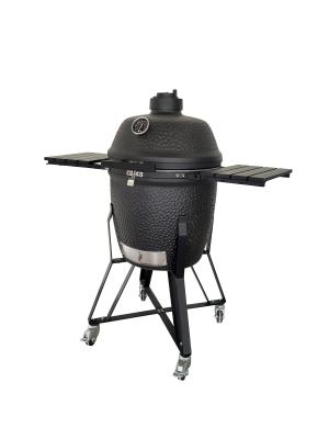 China Fire Prevention 22'' Kamado Grill External Use Portable Ceramic Charcoal Grill for sale