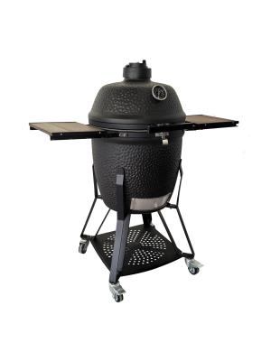 China Dark Grey Kamado Grill With Smoker Light Weight Tearproof Dirt Resistant for sale