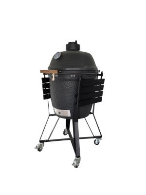 China Large Size 22 Inch Ceramic Smoker Grill Temperature Control Easy To Clean for sale