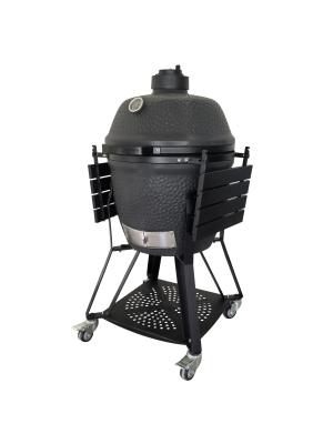 China Easily Cleaned Kamado BBQ 22 Inch Sustainable Portable Kamado Grill Multi Function for sale